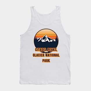 Citadel Peaks, Glacier National Park Tank Top